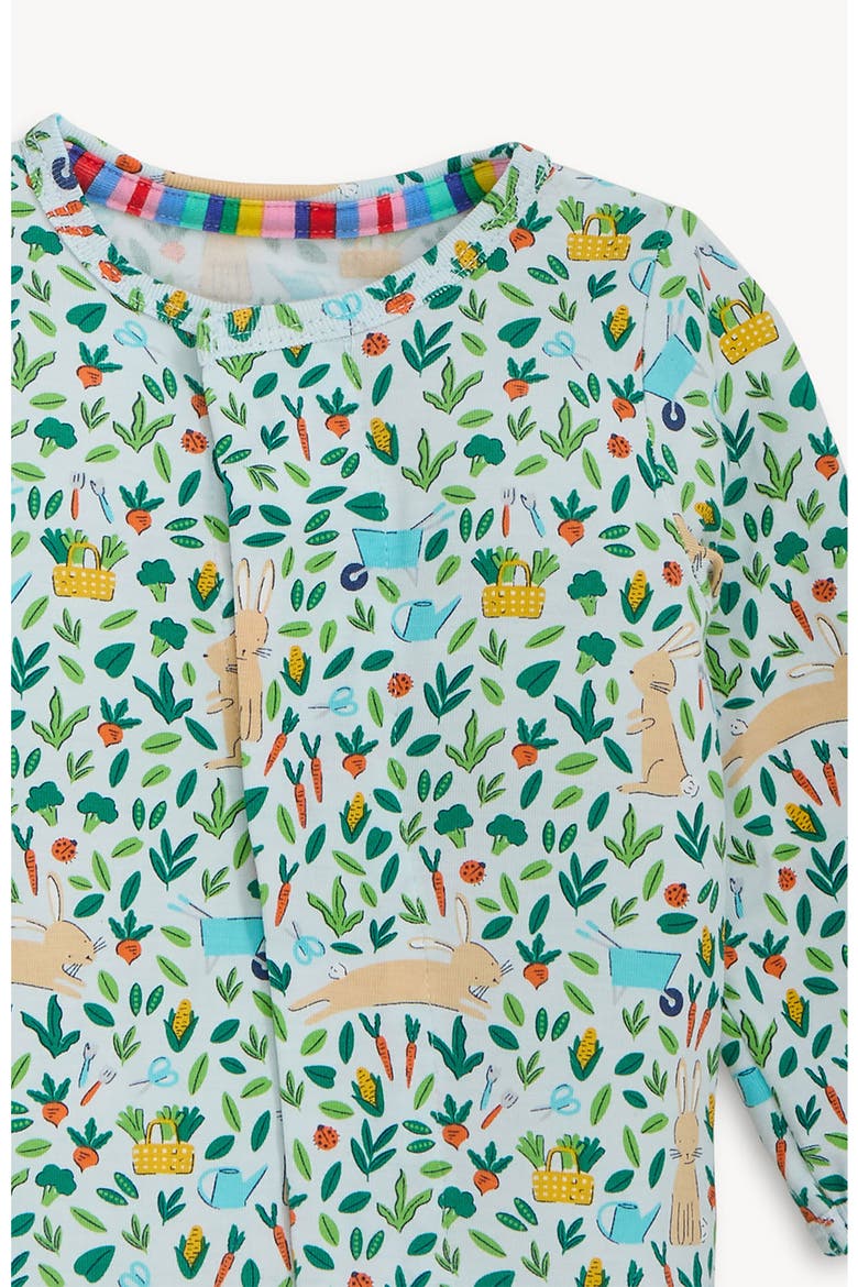Bunny Garden Magnetic Footie, Alternate, color, BUNNY GARDEN