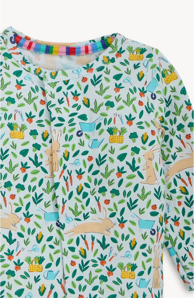 Magnetic Me Bunny Garden Magnetic Footie, Alternate, color, Bunny Garden