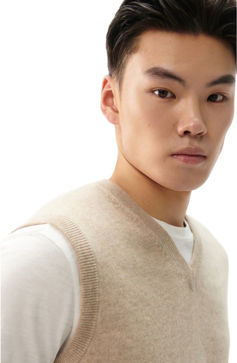 Gobi Cashmere Men's Cashmere Vest, Alternate, color, Warm Grey