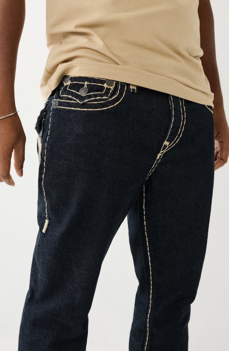 True Religion Brand Jeans Rocco Super 'T' Flap Skinny Jeans, Alternate, color, 2Sbodyrinse