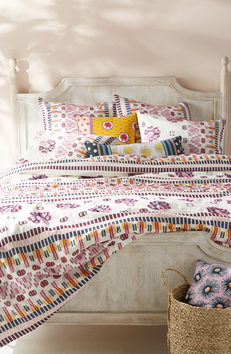 Anthropologie Home Anthropologie Suno Clipped Jacquard Duvet Cover, Alternate, color, 