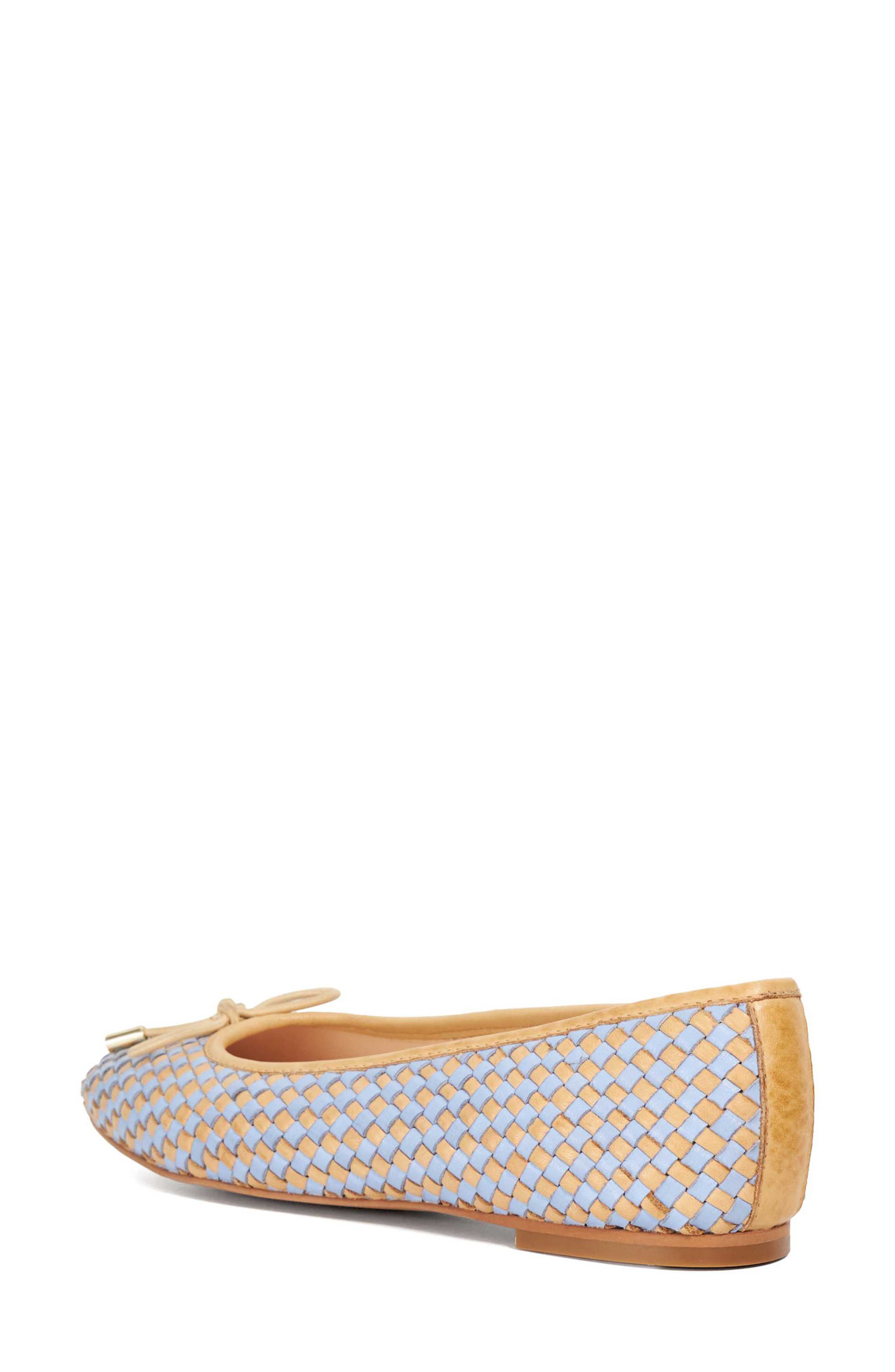 Dune London Heights Ballet Flat, Alternate, color, Blue