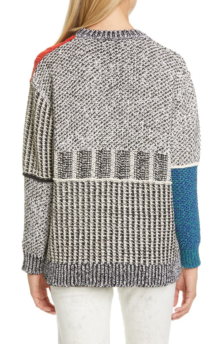Stella McCartney Mixed Texture Sweater, Alternate, color, 