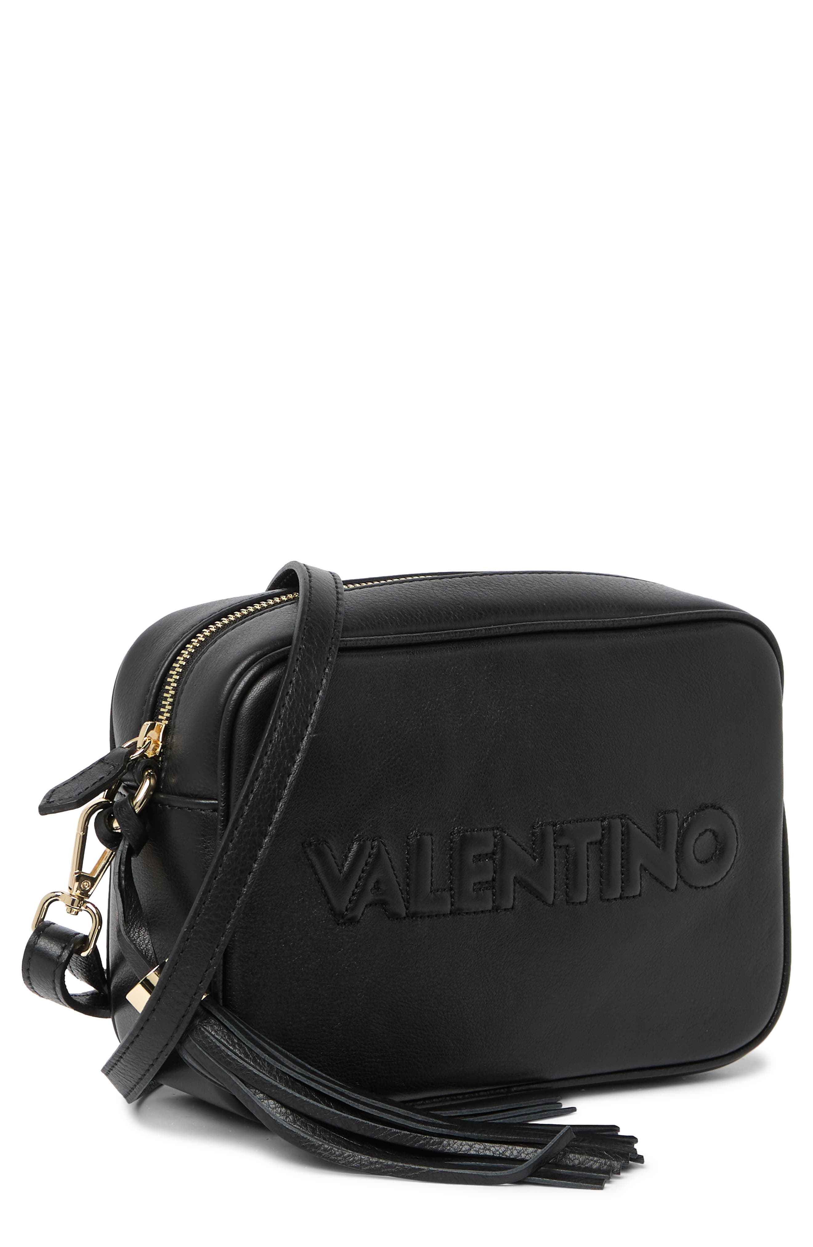 VALENTINO BY MARIO VALENTINO Mia Sauvage Embossed Leather Crossbody Bag, Alternate, color, 