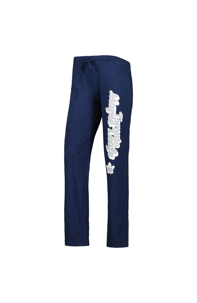 CONCEPTS SPORT Women's Concepts Sport Heather Gray/Heather Navy Toronto Maple Leafs Meter Muscle Tank Top & Pants Sleep Set, Alternate, color,