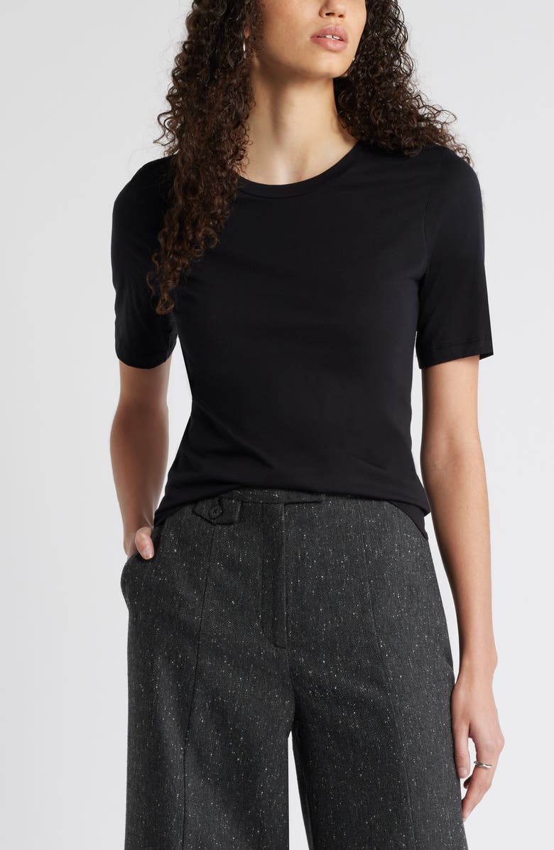 Nordstrom Pima Cotton Crewneck T-Shirt, Main, color, 