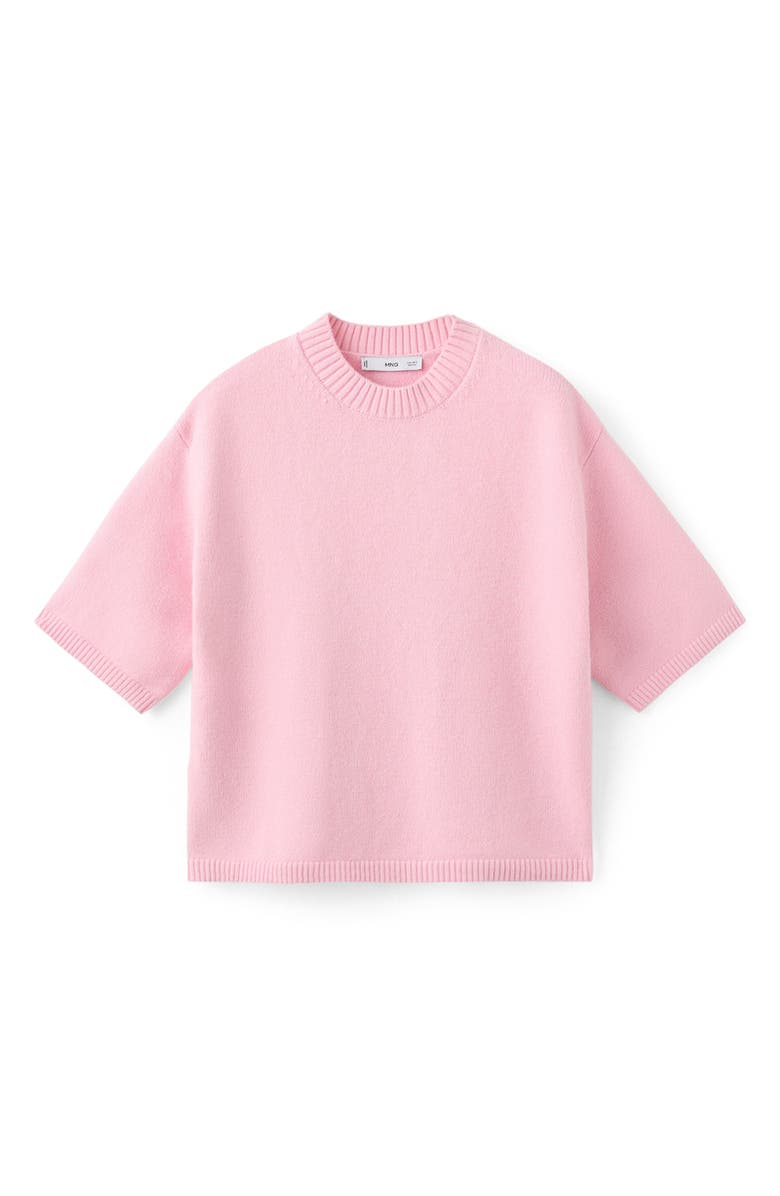 MANGO Elbow Sleeve Sweater, Alternate, color, Pink