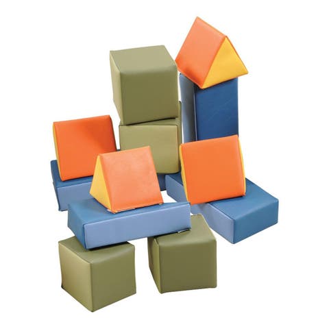 Soft Vinyl Building Blocks - Set of 12