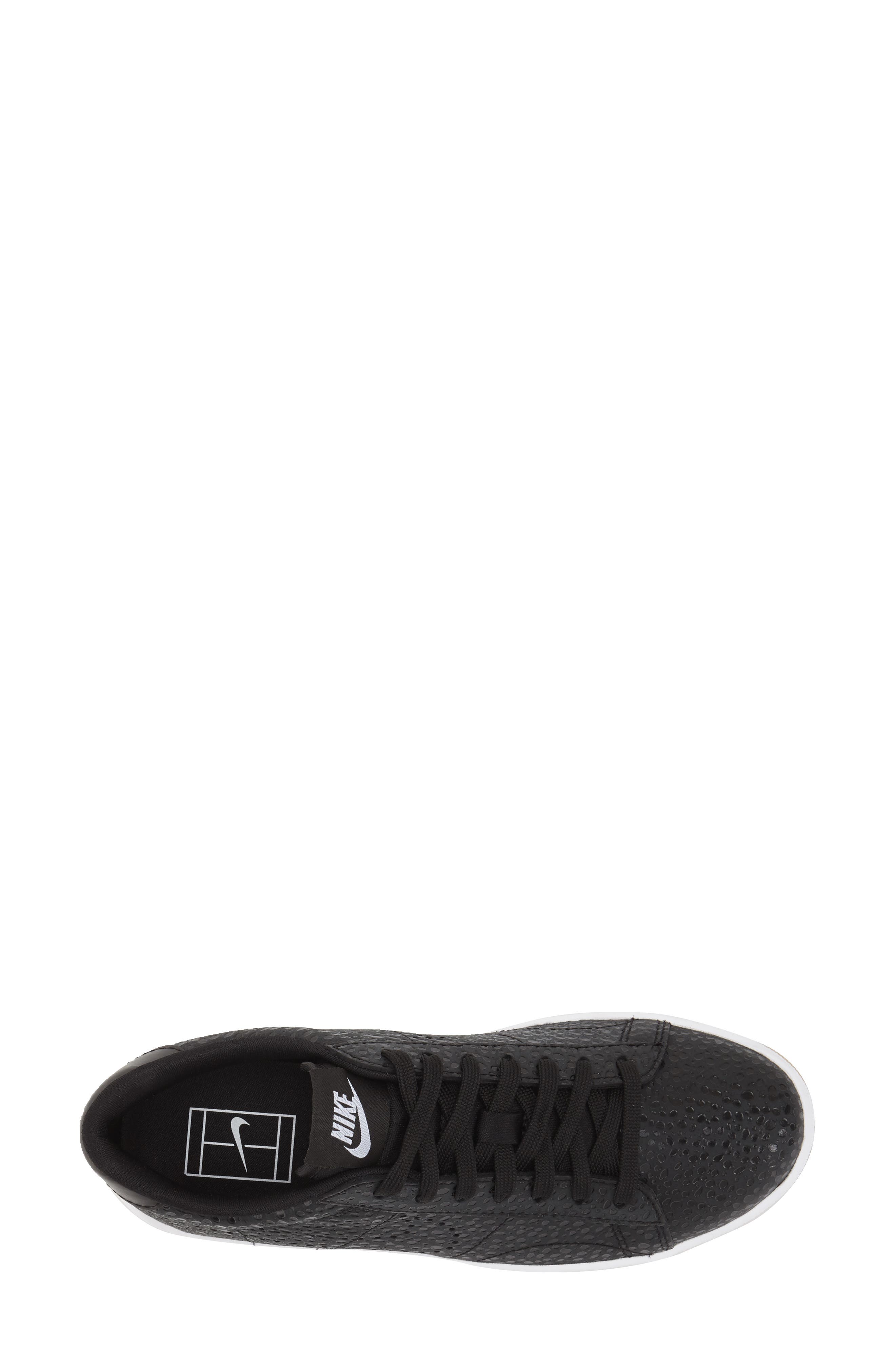'Classic Ultra' Leather Sneaker, Alternate, color, BLACK/ WHITE