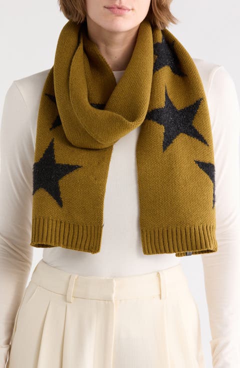 Metallic Star Scarf
