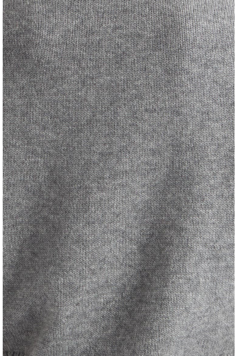 Elsie Short Sleeve Wool & Cashmere Sweater, Alternate, color, STORM
