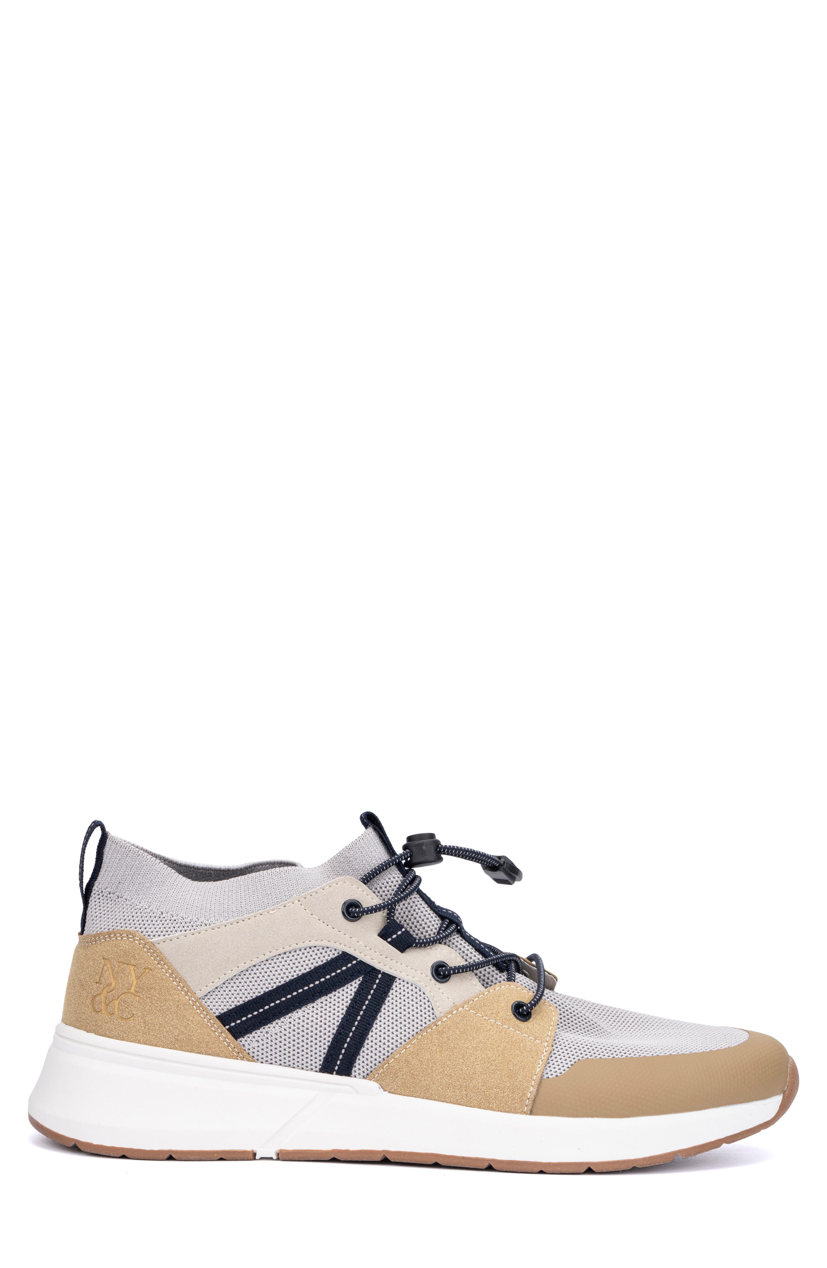 NEW YORK AND COMPANY Zion Sneaker, Alternate, color, Grey Multi