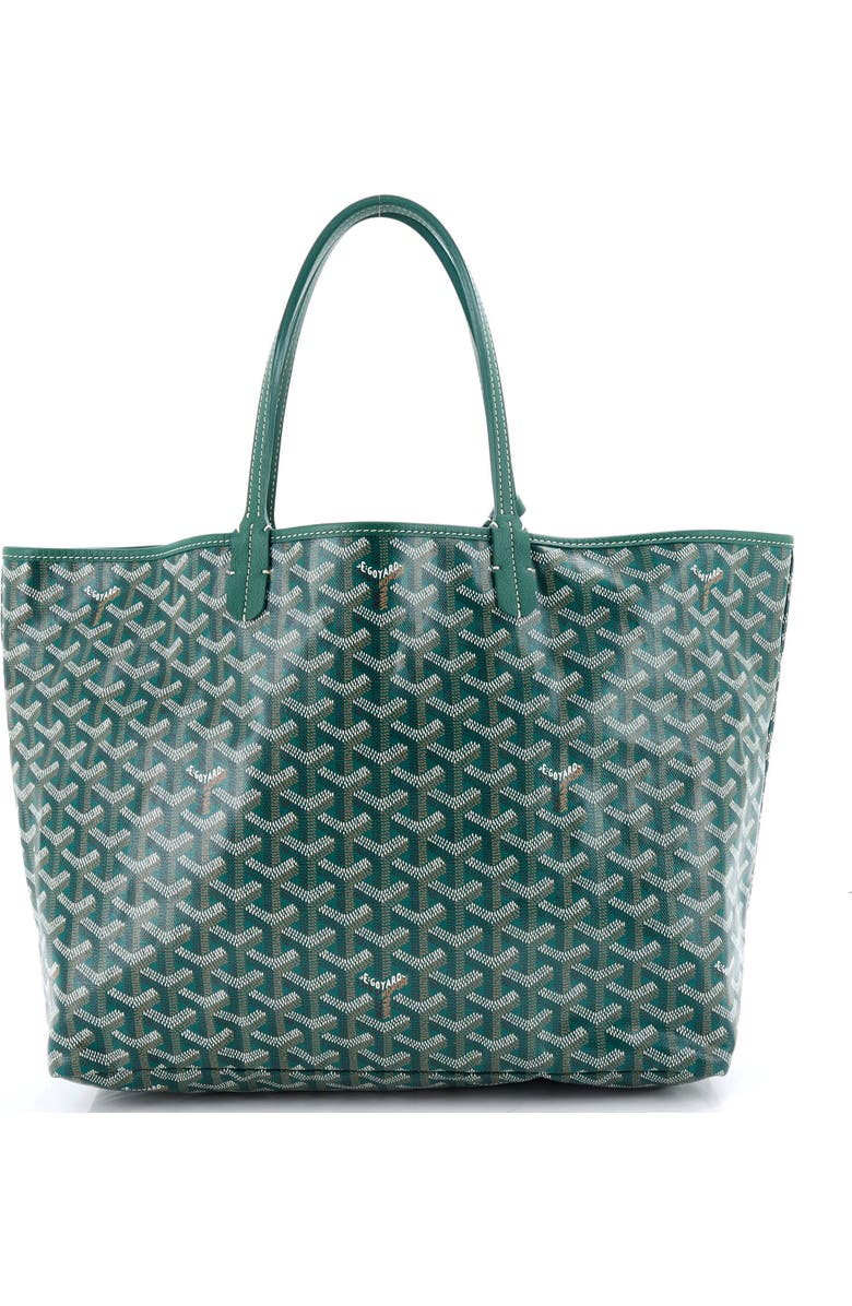 Pre-Owned Goyard Saint Louis Tote Coated Canvas PM, Main, color, Green