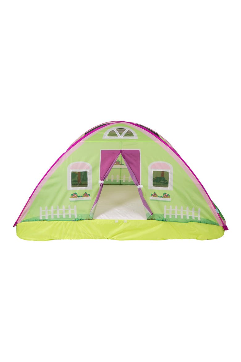 Full-Size Cottage Bed Tent, Alternate, color, GREEN