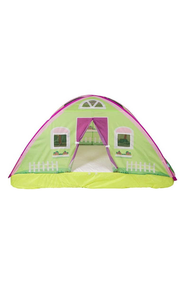 Pacific Play Tents Twin-Size Cottage Bed Tent, Alternate, color, Green