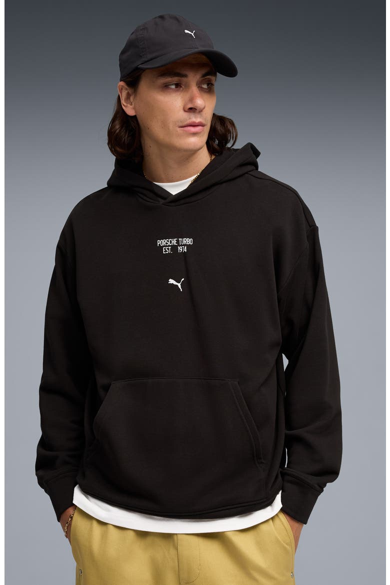 Porsche League Graphic Hoodie, Alternate, color, PUMA BLACK