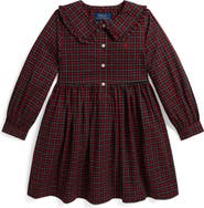 Polo Ralph Lauren Kids' Plaid Cotton Poplin Shirtdress