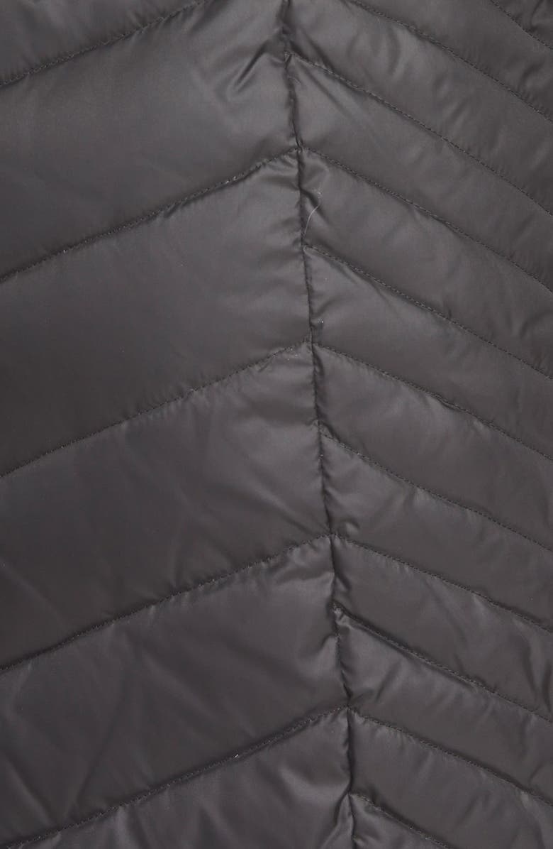 Marc New York 'Karen' Chevron Quilted Long Down & Feather Fill Coat, Alternate, color, 