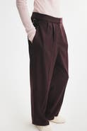 H&M Pleated Tab-detail Pants