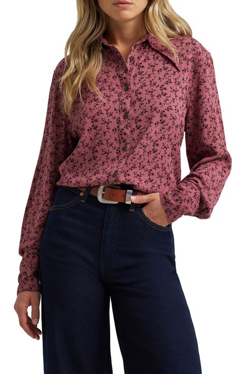 Tess Dramatic Collar Shirt