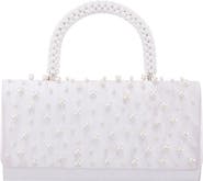 Nina Gaia Faux Pearl Top Handle Bag