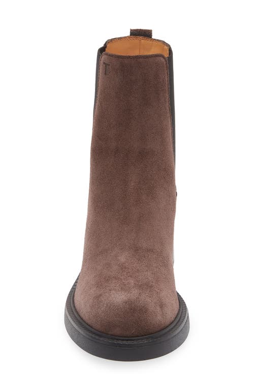 Tod's Gomma Suede Ankle Boots In Multi