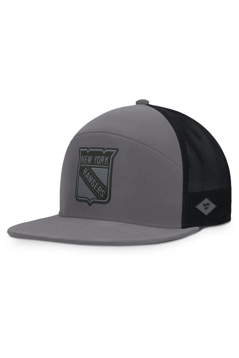 Men's Fanatics Charcoal New York Rangers Fairweather Adjustable Hat, Main, color, Charcoal