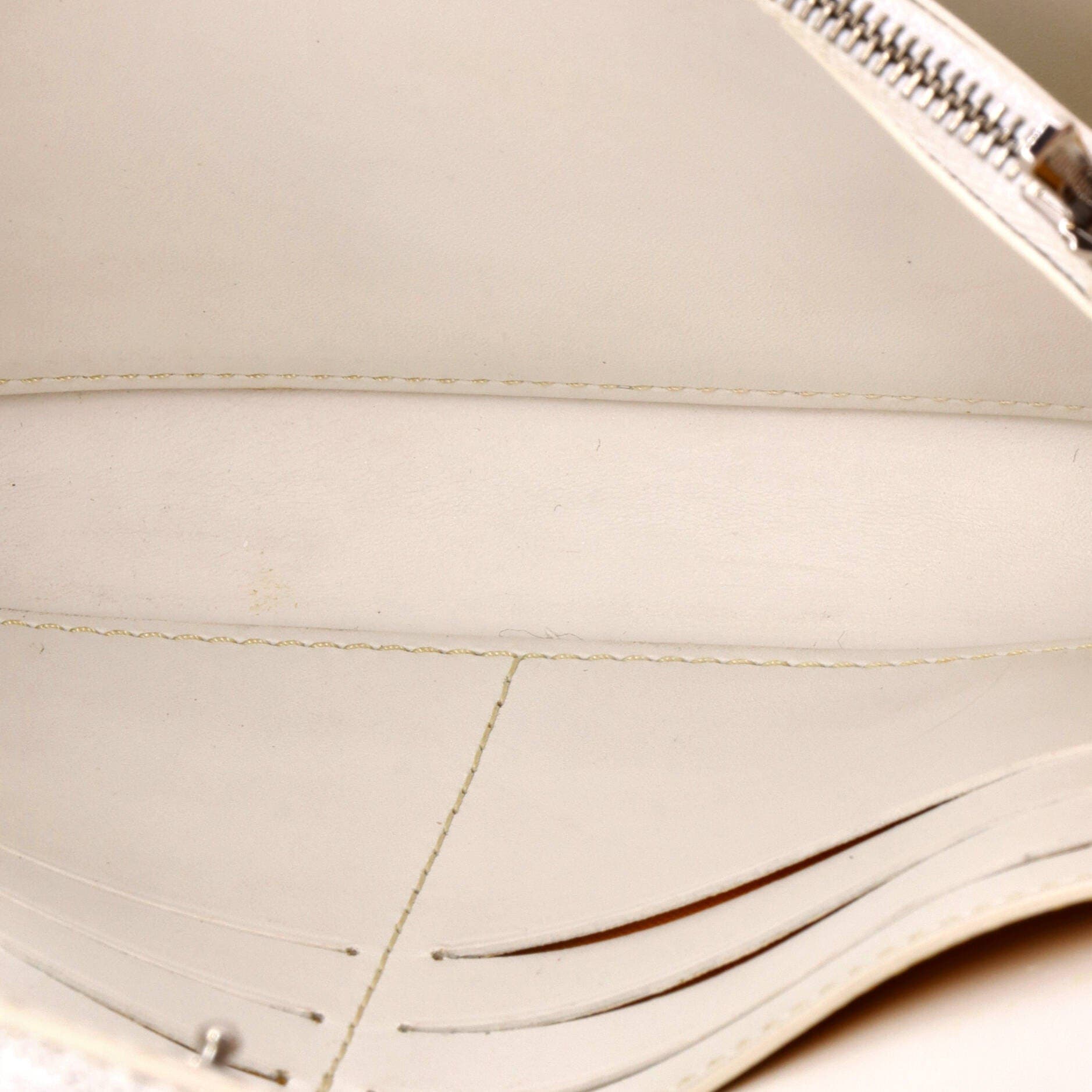 Varenne Continental Wallet with Strap Coated Canvas, Alternate, color, White