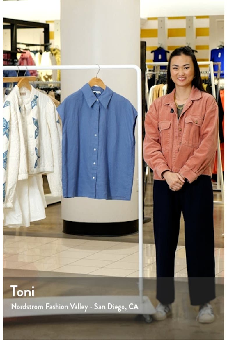 Dolman Sleeve Linen Shirt video