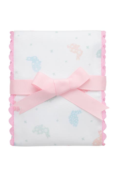 Print Fancy Fabric Burp Cloth