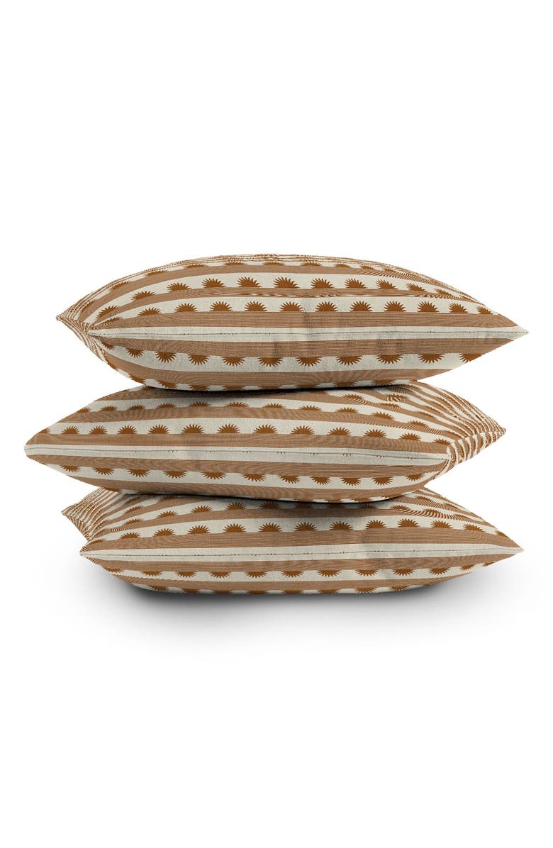 Deny Designs Sunset Cider Throw Pillow, Alternate, color, Beige