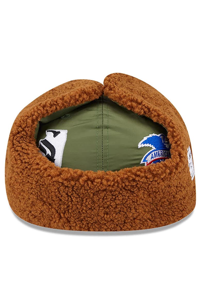 New Era x Alpha Industries Men's New Era x Alpha Industries  Olive Chicago White Sox Dog Ear 59FIFTY Fitted Hat, Alternate, color, Olive