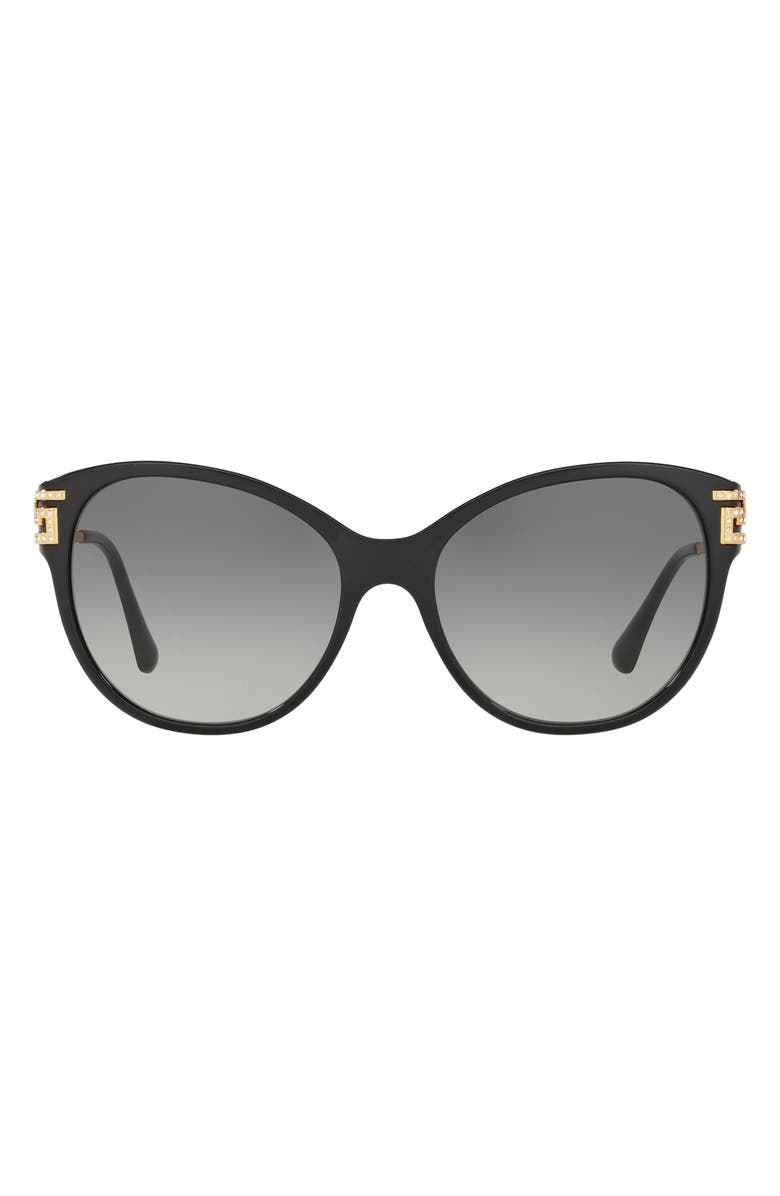 Versace 57mm Gradient Cat Eye Sunglasses, Main, color,