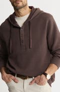 JACHS Textured Knit Hooded Pullover
