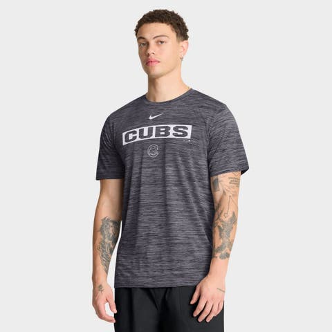Men's Nike Black Chicago Cubs Velocity Dri-FIT T-Shirt