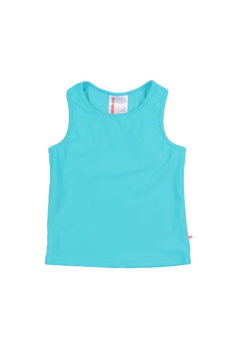 Girls Active Tank Top, Main, color, Bright Aqua