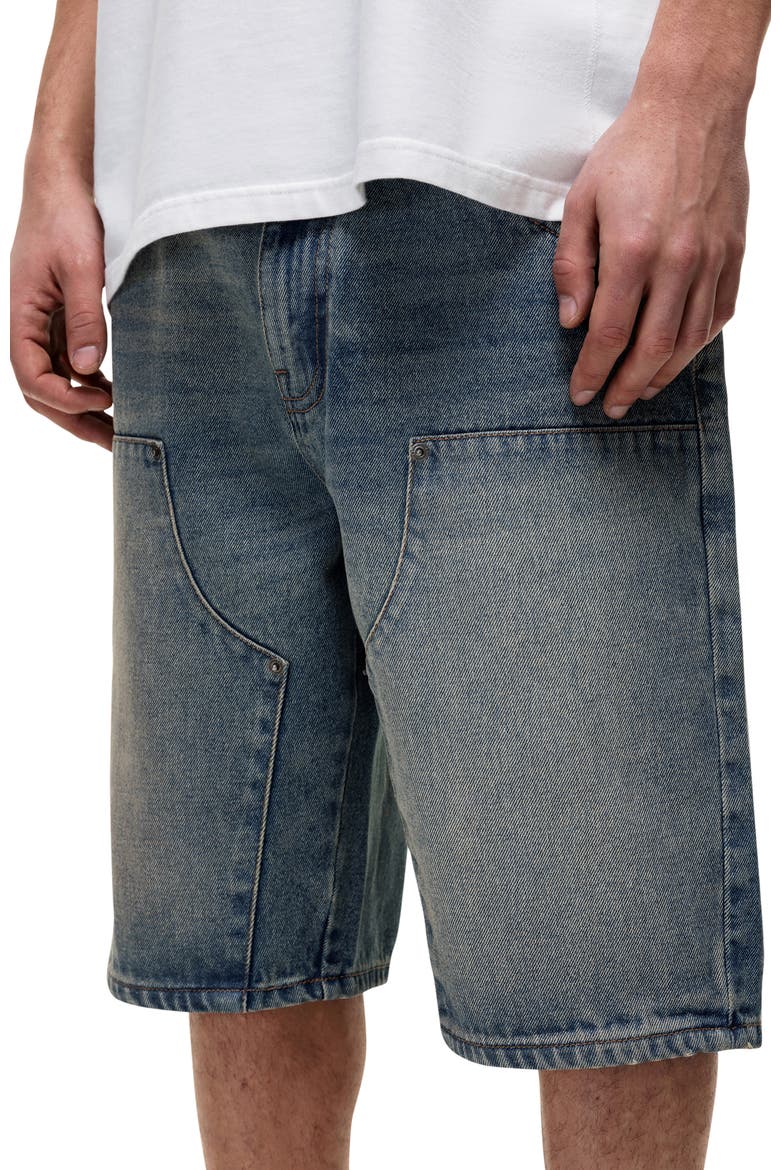 Release Blue Denim Shorts, Alternate, color, Blue