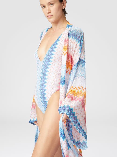 Missoni Zigzag Lamé Cover-up In Multicoloured
