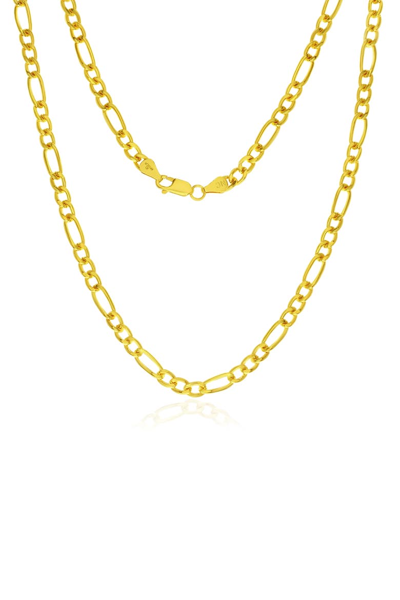 14k Gold Filled Figaro Chain Necklace, Main, color, GOLD