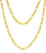 SIMONA 14k Gold Fill Figaro Chain Necklace