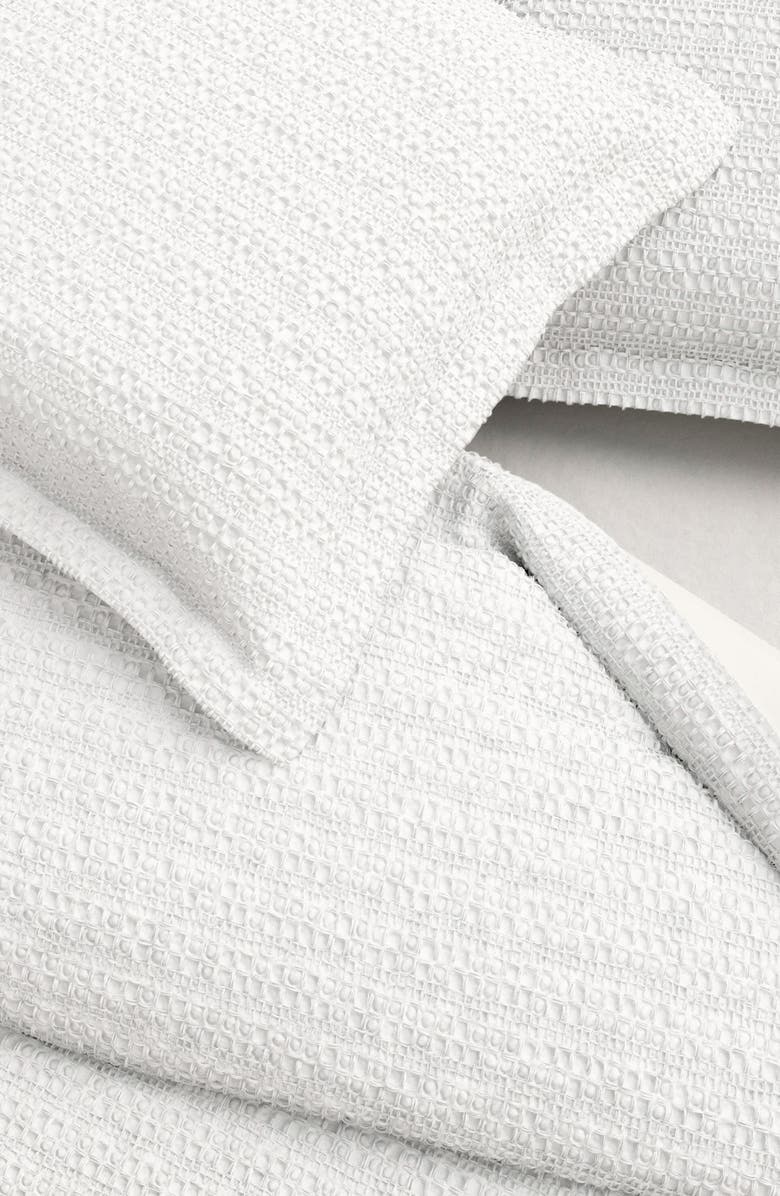 Woven & Weft Waffle Quilted 3-Piece Duvet Set, Alternate, color, White