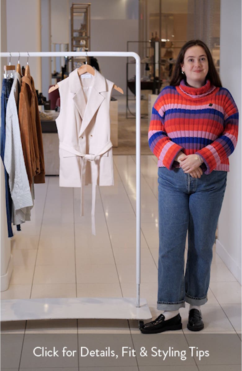 Emberley Tie Waist Vest, sales video thumbnail