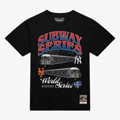 Men's Mitchell & Ness  Black MLB Merchandise Subway Series Duel World Series T-Shirt
