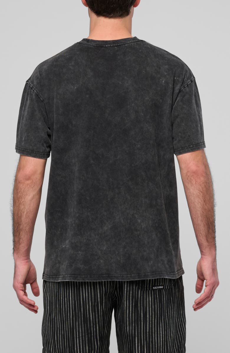 Maui & Sons Chain Cookie Boxy Fit Cotton Graphic T-Shirt, Alternate, color, Black