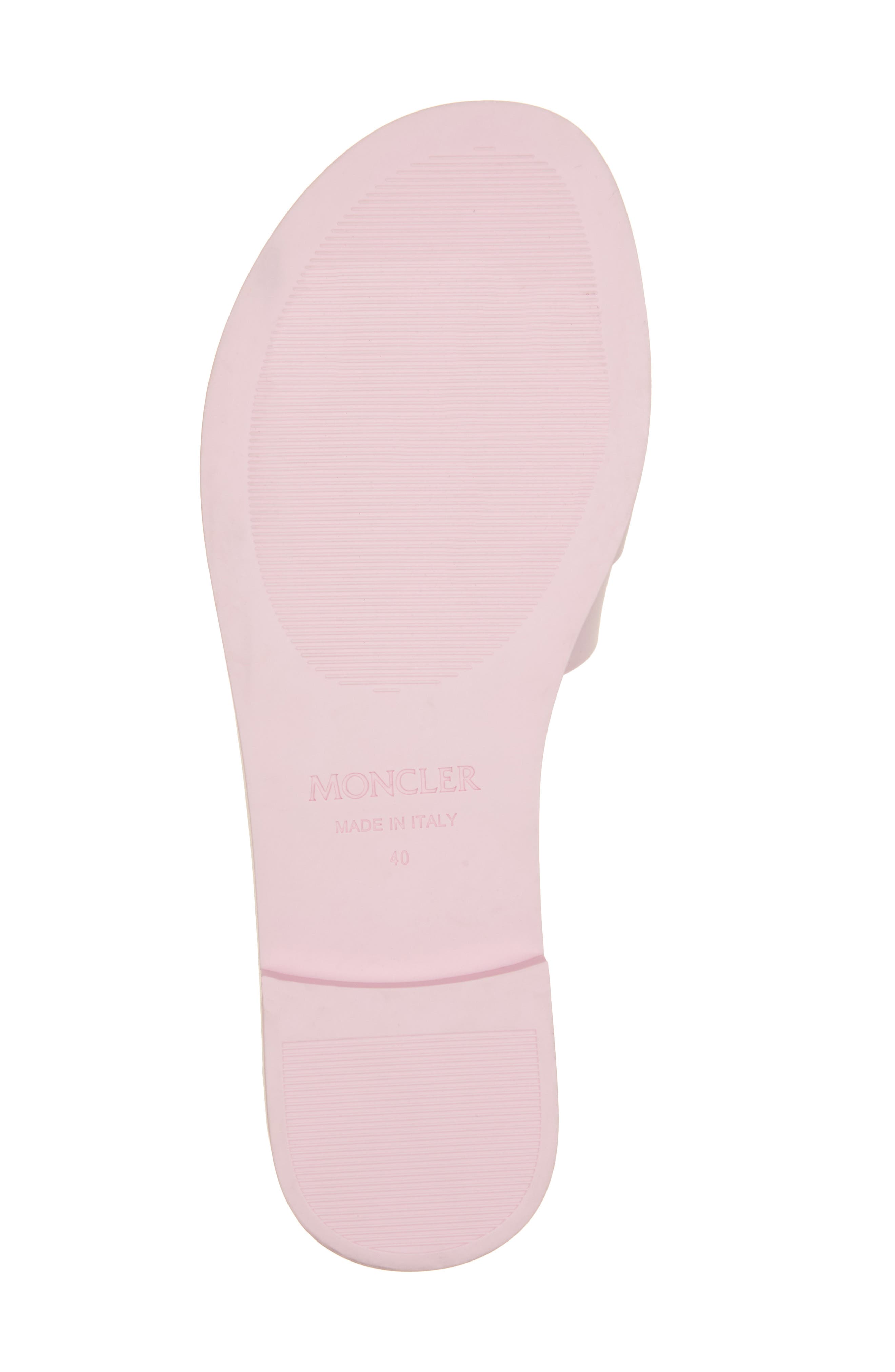 Moncler Mon Slide Sandal, Alternate, color, Impatiens Pink