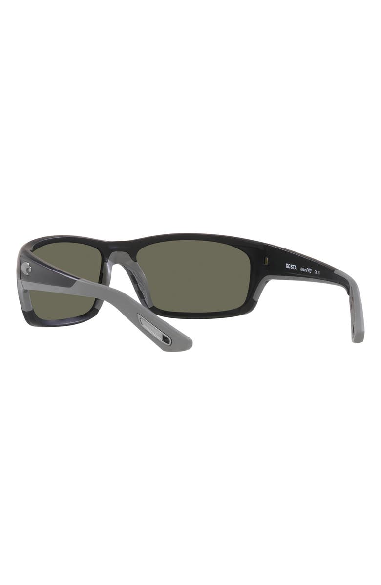 Costa Del Mar Jose Pro 62mm Polarized Oversize Rectangular Sunglasses, Alternate, color, 