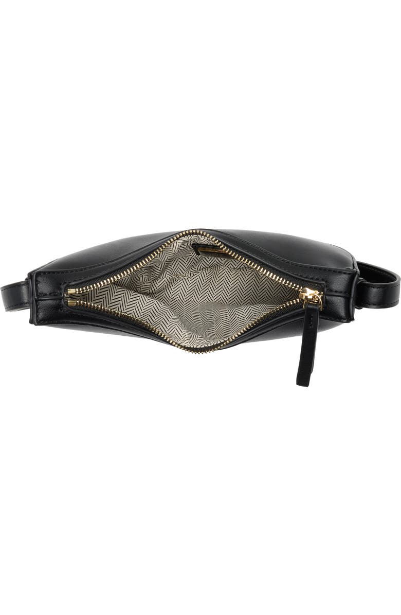 URBAN EXPRESSIONS HANDBAGS Crescent Shaped Shoulder Bag, Alternate, color, Black