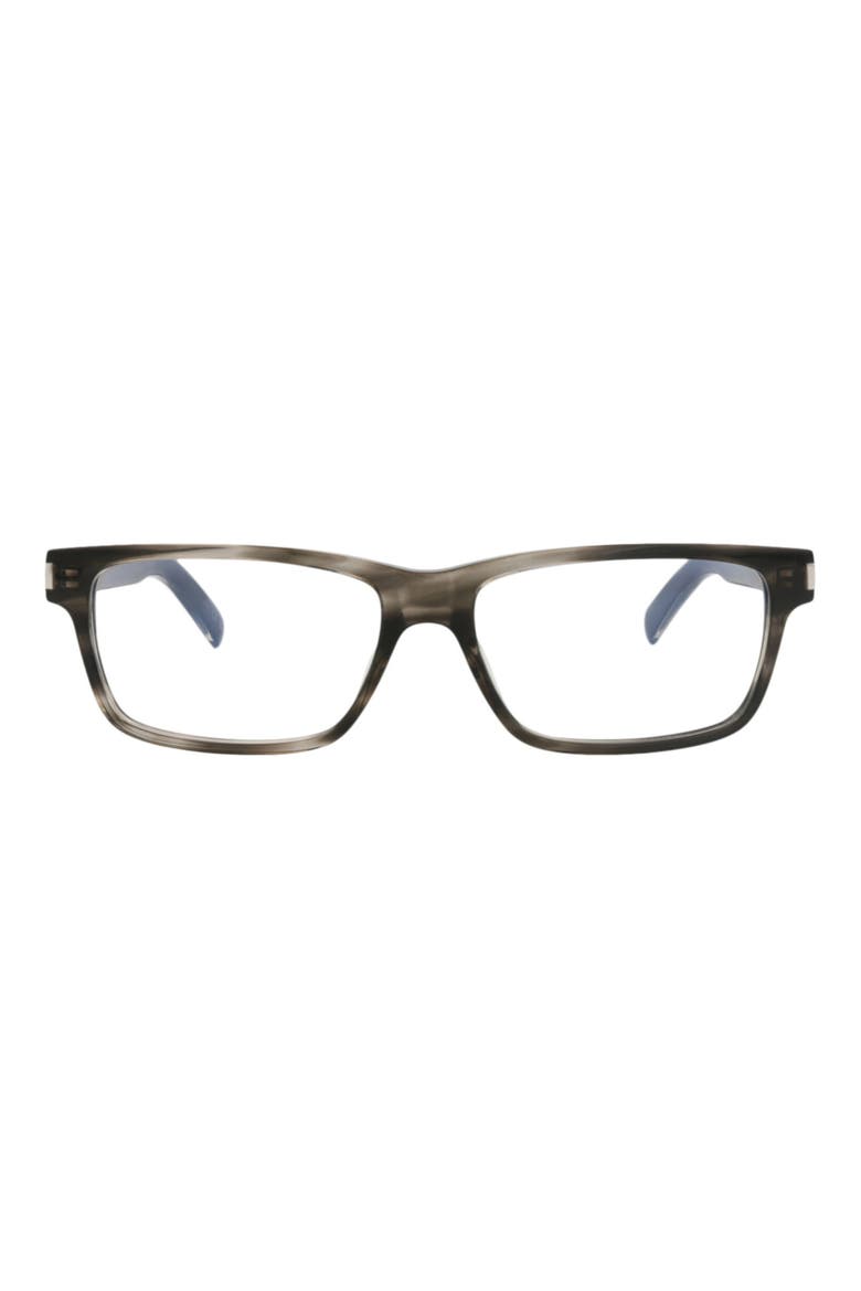 58mm Rectangle Optical Frames, Main, color, HAVANA CRYSTAL TRANSPARENT