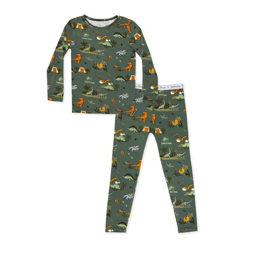 Bellabu Bear Unisex Kids' Jurassic Park: Safari Set Of 2 Piece Pajamas