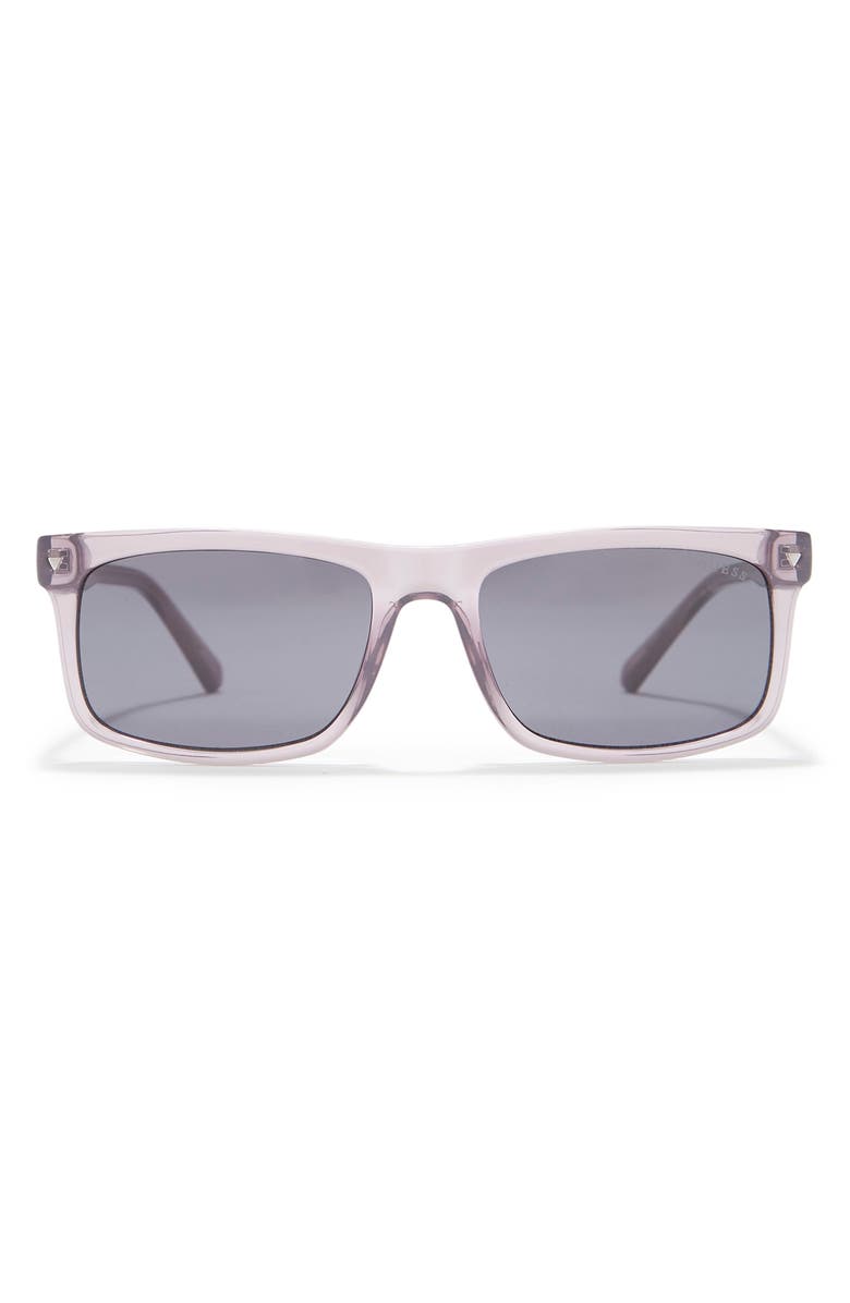 GUESS 56mm Rectangular Sunglasses, Main, color,